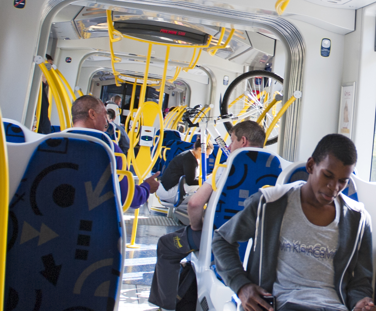 Vélo dans tram