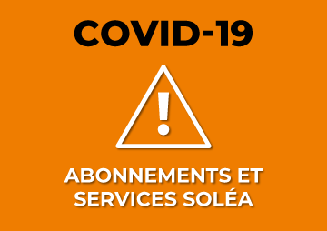 Covid-19 : Impact sur les services Soléa