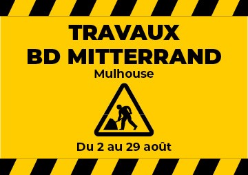 Travaux bd Mitterrand