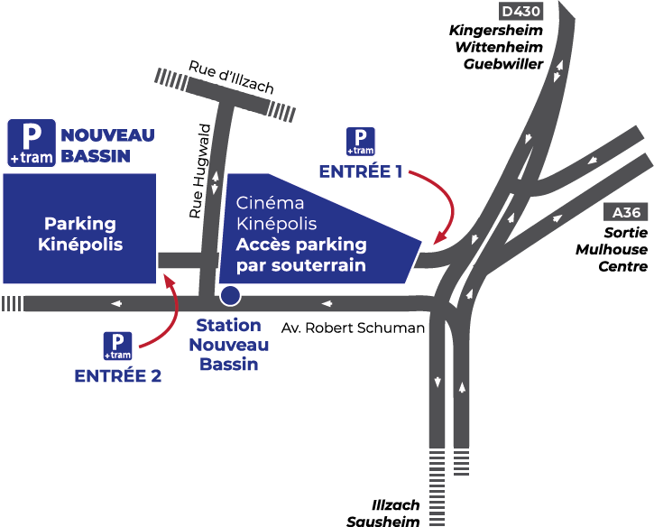 plan parking nouveau bassin