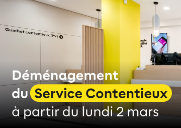 Déménagement service contentieux