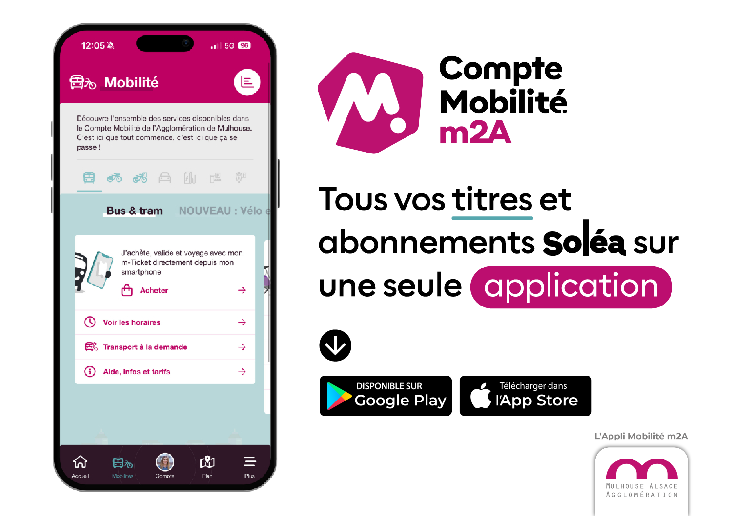 Compte Mobilité m2A
