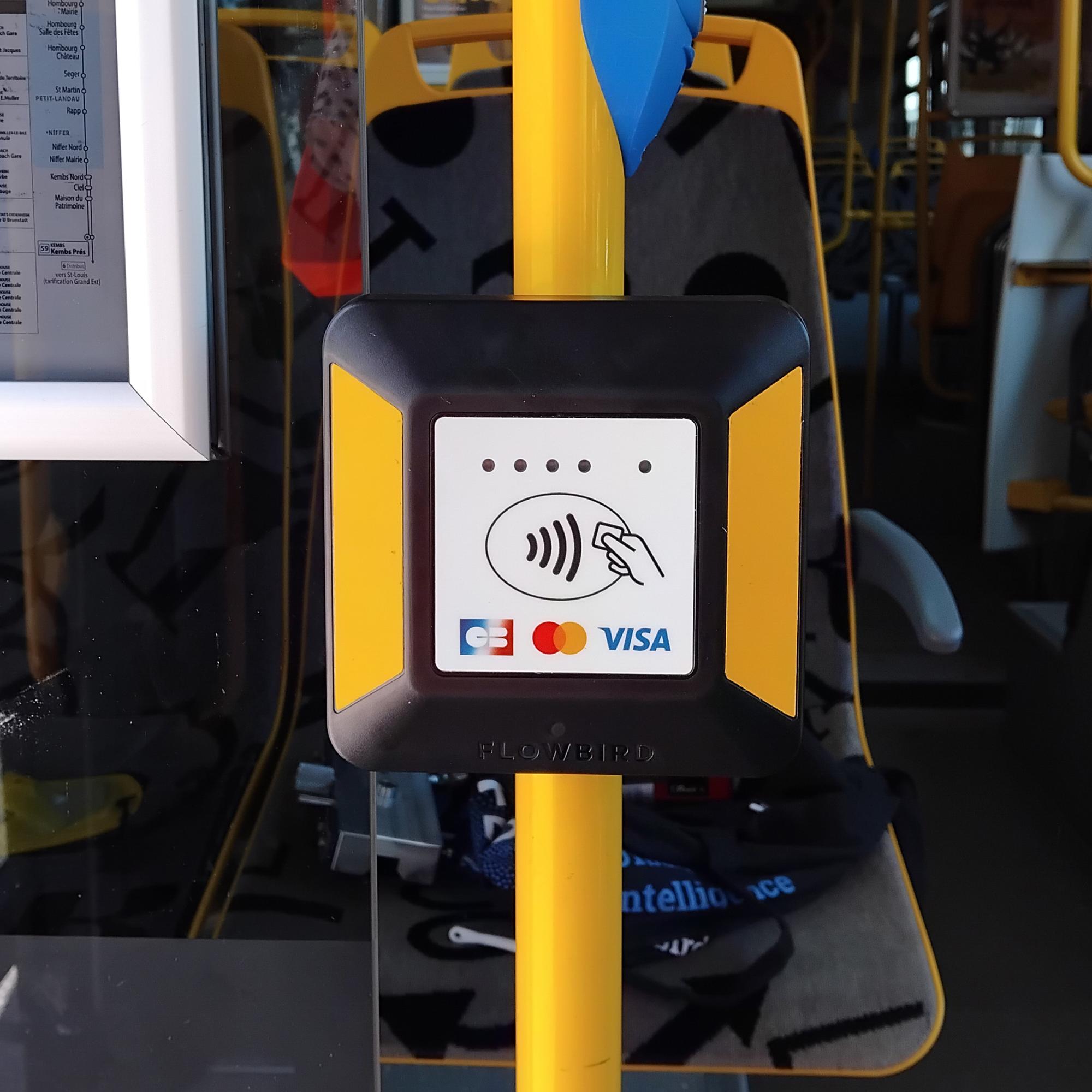 Boîtier paiement par carte bancaire