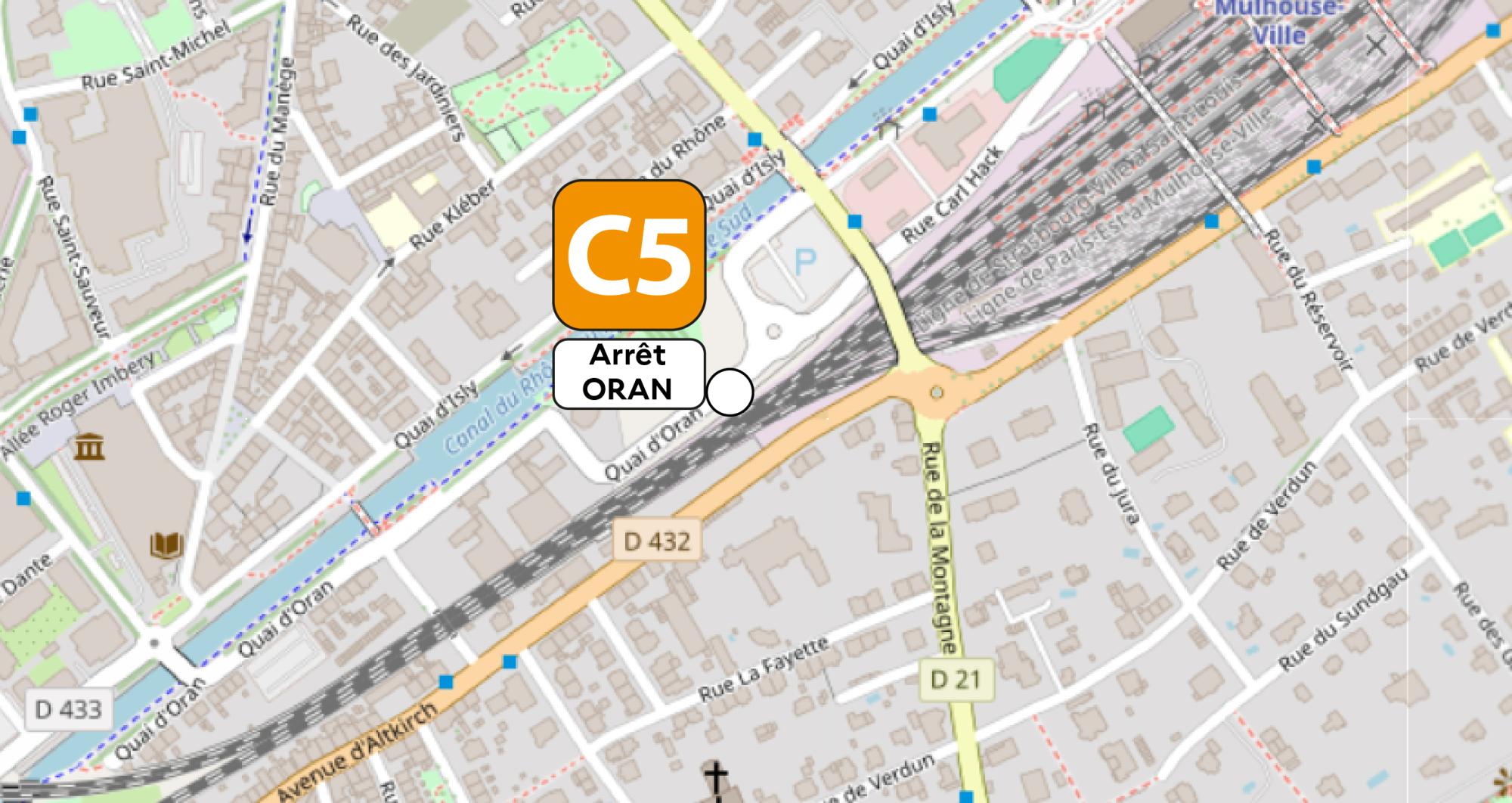 Arrêt Oran, ligne C5