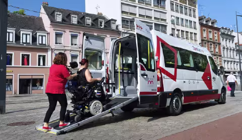 Personne bénéficiant du service Domibus à Mulhouse