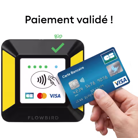 Achat validé par carte bancaire
