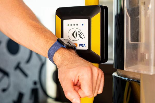 Paiement sans contact montre connectée